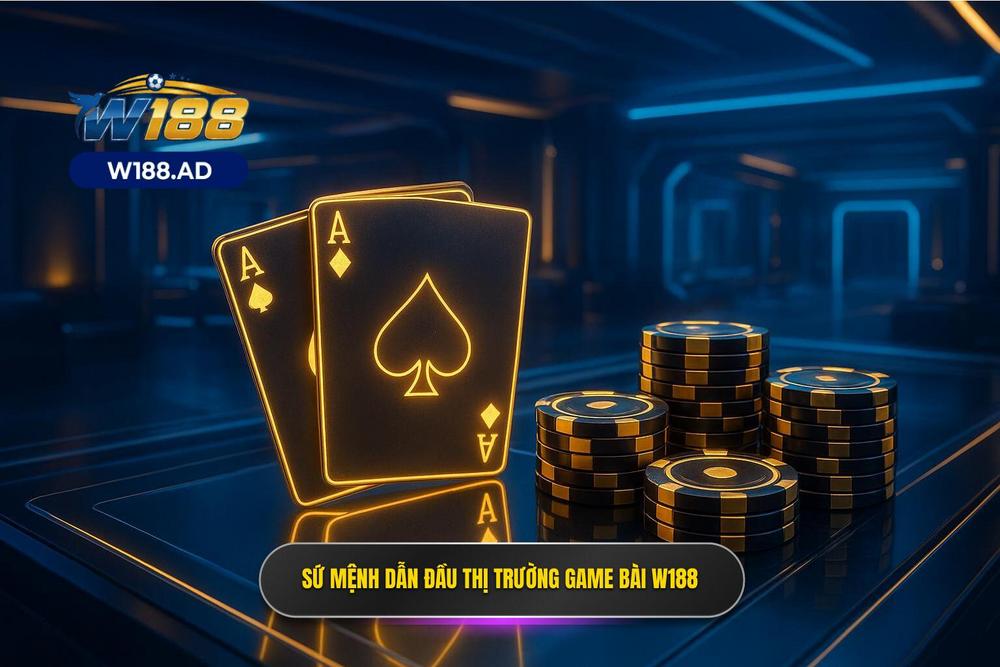 1.sứ Mệnh Tạo Dựng Sảnh Game Bài đổi Thưởng W188 Dẫn đầu Thị Trường