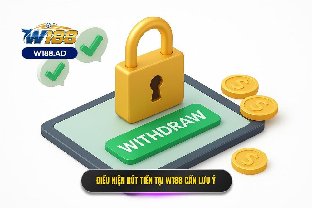2.Điều Kiện Rút Tiền W188 Mà Người Chơi Cần Lưu ý