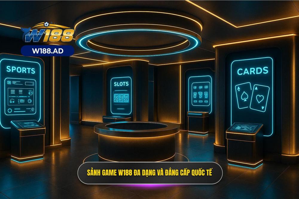 2.hệ Thống Sảnh Game W188 đa Dạng Và đẳng Cấp Quốc Tế