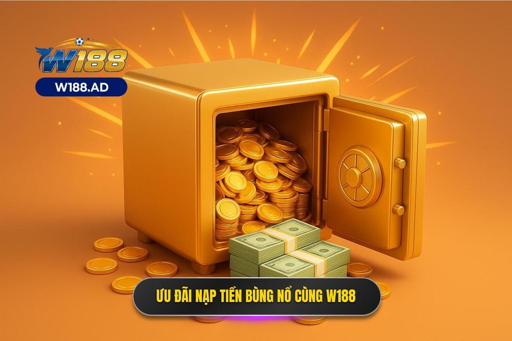 3.bùng Nổ Ngân Sách Cùng ưu đãi Nạp Tiền W188